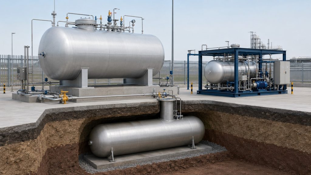 Какие резервуары используются на газовых заправках